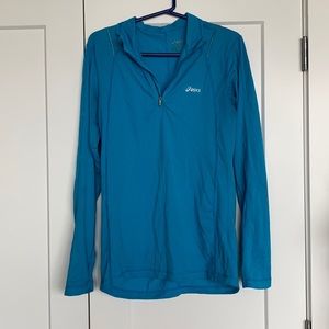 Blue athletic long sleeve
